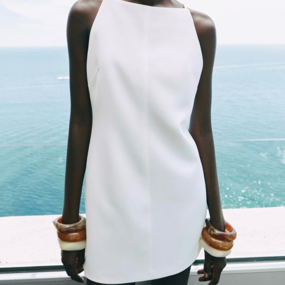 Zara White Mini Dress